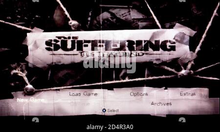 The Suffering - Ties That Bind - Sony Playstation 2 PS2 - Editorial use only Stock Photo