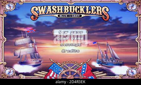 Swashbucklers Blue vs Grey (PlayStation 2, selling 2007) Black Label Complete PS2 Sealed