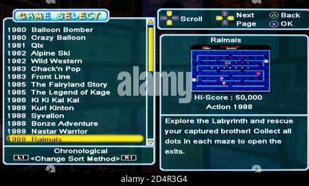 Taito Legends 2 - Sony Playstation 2 PS2 - Editorial use