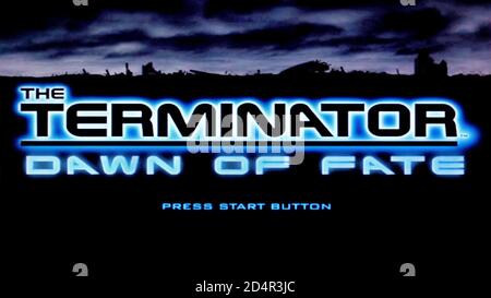 The Terminator Dawn of Fate PS2 1st Print Black Label Foil good New Factory Sealed