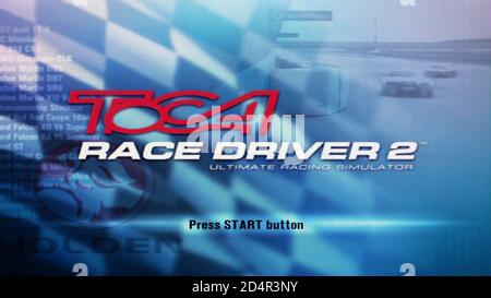 TOCA Race Driver 2 - Sony Playstation 2 PS2 - Editorial use only Stock Photo