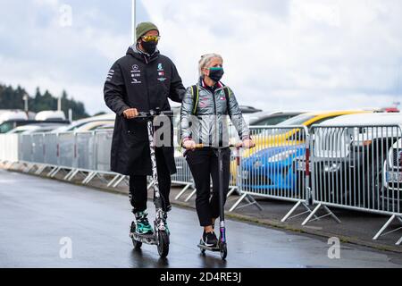 Nurburg, Germany. 10th Oct, 2020. during the Formula 1 Aramco Grosser Preis Der Eifel 2020, Eifel Grand Prix, from October 9 to 11, 2020 on the N.rburgring, in N.rburg, Germany - Photo Antonin Vincent / DPPI Credit: LM/DPPI/Antonin Vincent/Alamy Live News Stock Photo