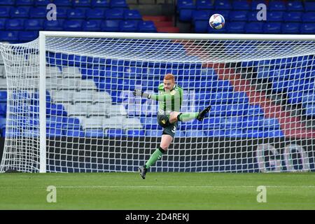 Oldham, UK. 10th Oct, 2020. Oldham Athletic's MacKenzie Chapman in action during the Sky Bet League 2 match between Oldham Athletic and Morecambe at Boundary Park, Oldham on Saturday 10th October 2020. (Credit: Eddie Garvey | MI News) Credit: MI News & Sport /Alamy Live News Stock Photo
