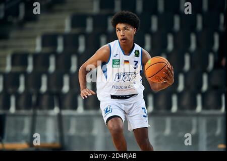 Karlsruhe, Deutschland. 10th Oct, 2020. Nils Owen Schwithz (Lions) single action, cut out. GES/Basketball/ProA: PSK Lions - WWU Baskets Muenster, 10.10.2020 - | usage worldwide Credit: dpa/Alamy Live News Stock Photo