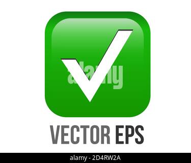 Check mark rounded icon - vector iconic design Stock Vector Image & Art ...