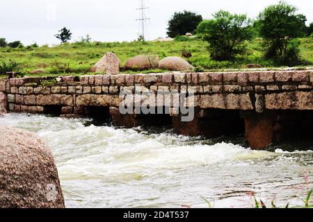 Water under the road Stock Photo