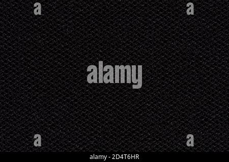 Just black fabric background for your perfective style. Stock Photo