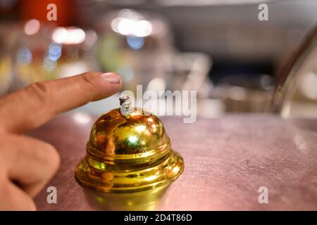 hotel bell Stock Photo
