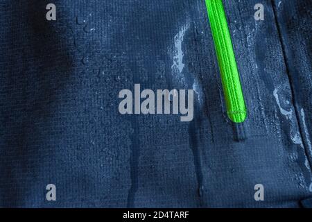 waterproof technology for mountain clothes Stock Photo
