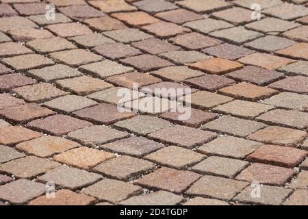 detail from a sidewalk surface Stock Photo