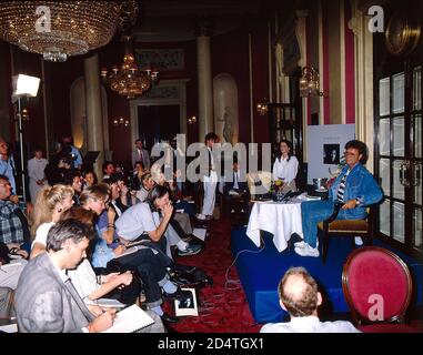 Cliff Richard celebrating 30 years in show business in 1988 Stock Photo