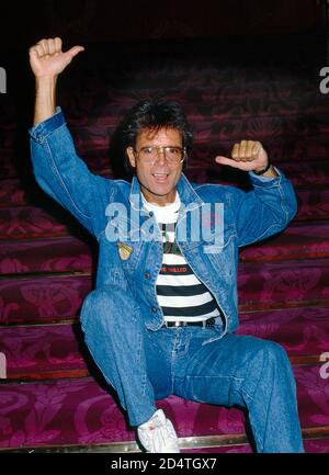 Cliff Richard celebrating 30 years in show business in 1988 Stock Photo