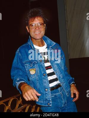 Cliff Richard celebrating 30 years in show business in 1988 Stock Photo