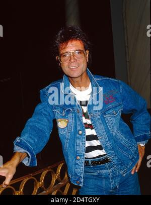 Cliff Richard celebrating 30 years in show business in 1988 Stock Photo