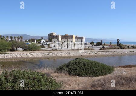 Sacaba beach, West of Málaga, Andalusia, Spain. Stock Photo