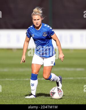 Everton's Izzy Christiansen during the FA Women's Super League match at Walton Hall Park, Liverpool. Stock Photo