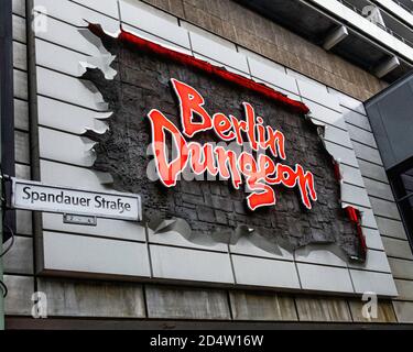 Berlin Dungeon, Tourist attraction relating Berlin's dark history, Spandauer Str. 2,Mitte, Berlin Stock Photo