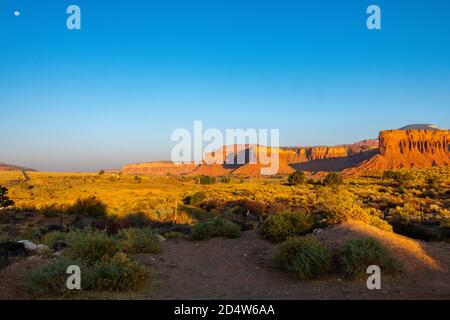 Capitol Reef National park in October Stock Photo