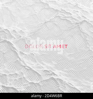 Abstact marble texture. Background with dynamic particles. 3d vector Illustration. Stock Vector