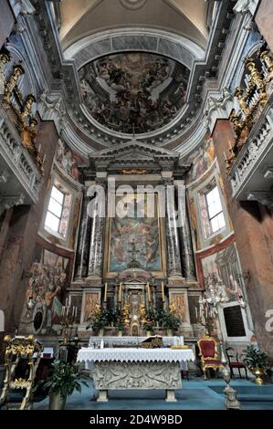 Italy, Rome, church of San Giacomo in Augusta Stock Photo