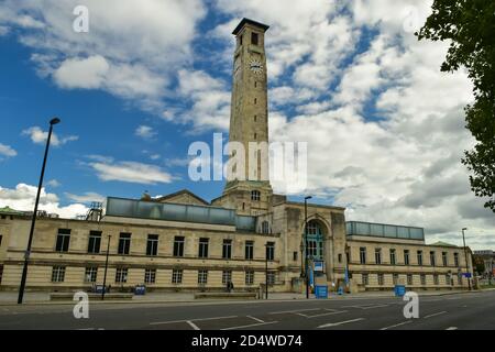 The Civic Centre is a municipal building located in the Cultural Quarter area of Southampton, England Stock Photo