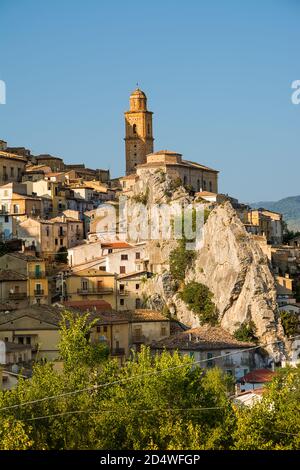 View of the characteristic village of Villa Santa Maria in the province of Chieti (Italy) Stock Photo