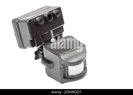 Motion sensor isolated on white background. Stock Photo
