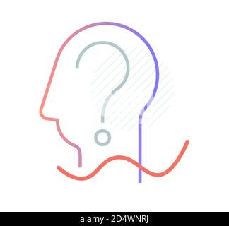 FAQ - Frequently Asked Questions - Icon as EPS 10 File Stock Vector