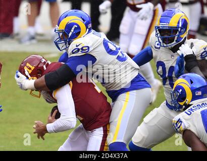 Los Angeles Rams defensive end Aaron Donald (99) during a NFL game against  the Tennessee Titans, Sunday, Nov. 7, 2021, in Inglewood, the Titans defeat  Stock Photo - Alamy