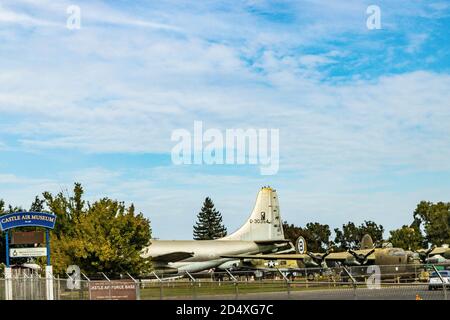 Castle Air Museum in Atwater California USA  at Castle Air Force Base Stock Photo