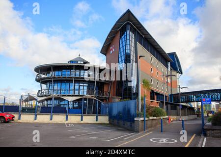 RNLI College in Poole is the home of RNLI training, where lifeboat volunteers from across the UK and Ireland are trained to become able crew members. Stock Photo