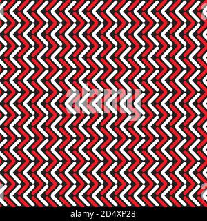 Seamless abstract geometric rounded herringbone chevron background. Stock Vector