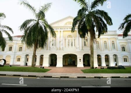 Museum The Arts House in the old parliament Singapore Stock Photo