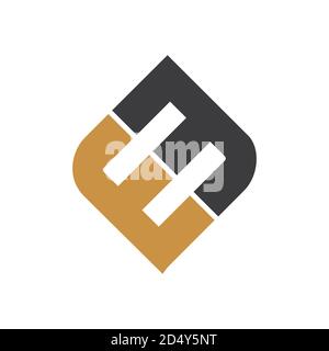 Initial letter em logo or me logo vector design template Stock Vector