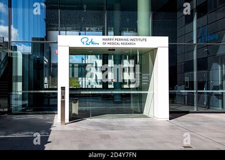 Perth, Australia - September 5th 2020: Harry Perkins Institute of Medical Research at the Fiona Stanley Hospital precinct in Murdoch Stock Photo