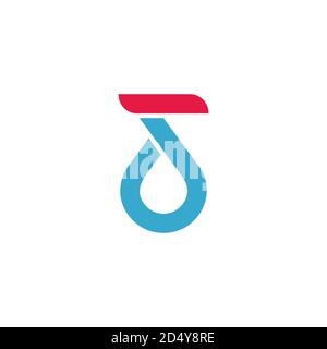 abstract letter sd curves geometric line logo vector Stock Vector
