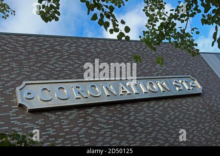 ITV Studio, Salford Quays, Home of Coronation Street, Trafford Wharf Rd, Trafford Park, Stretford, Manchester,England,UK, M17 1AB, by Tony Warren Stock Photo