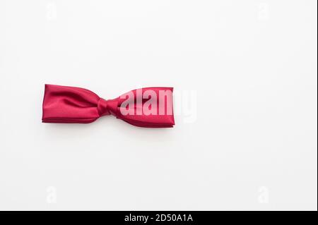 Bow tie isolated on white background. Copy space. Stock Photo