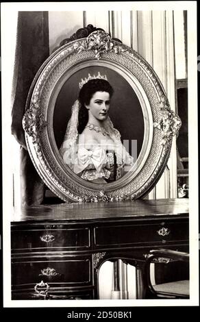 購入禁止Kaiserin Elisabeth im Galakleid 複製画 File:Kaiserin Elisabeth im Galakleid mit Rubinschmuck und