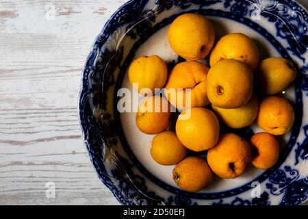 Japanese Quince, Jelly making Stock Photo