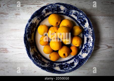 Japanese Quince, Jelly making Stock Photo