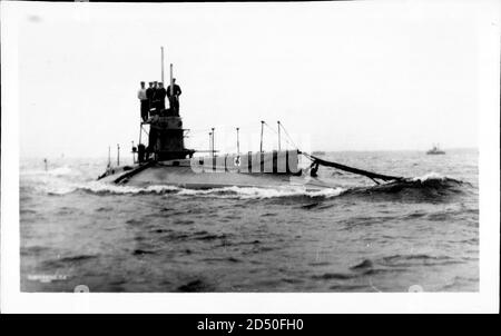 Britisches U Boot, Royal Navy, HMS C 5 | usage worldwide Stock Photo