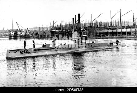 Britisches U Boot, Royal Navy, HMS E 55 | usage worldwide Stock Photo