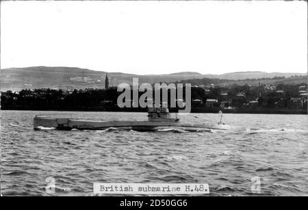 Britisches U Boot, Royal Navy, HMS H 48 | usage worldwide Stock Photo