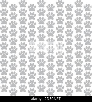 wall wallpaper with elements of bear paws, vector Stock Vector