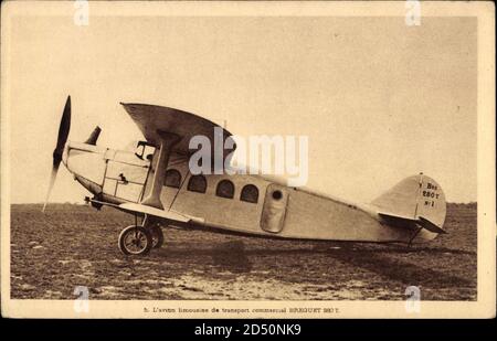 L Avion limousine de transport commercial Breguet 280 T Flugzeug