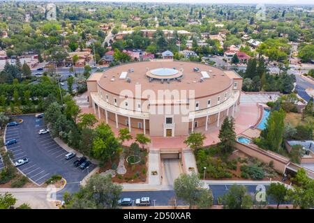 New Mexico State Capitol Building, Santa Fe, New Mexico, USA Stock Photo