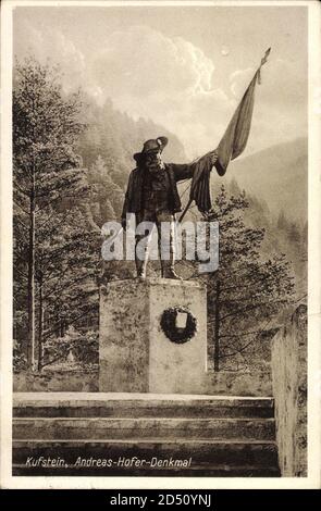 Kufstein Tirol, Partie am Andreas Hofer Denkmal | usage worldwide Stock Photo