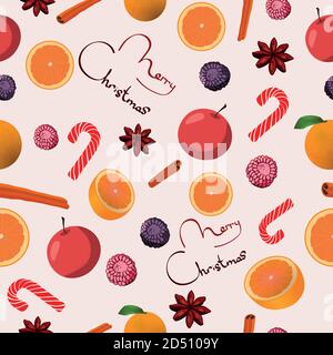 vector seamless Christmas background Stock Vector