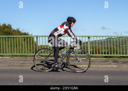 Male cyclist riding Kuota sports carbon 